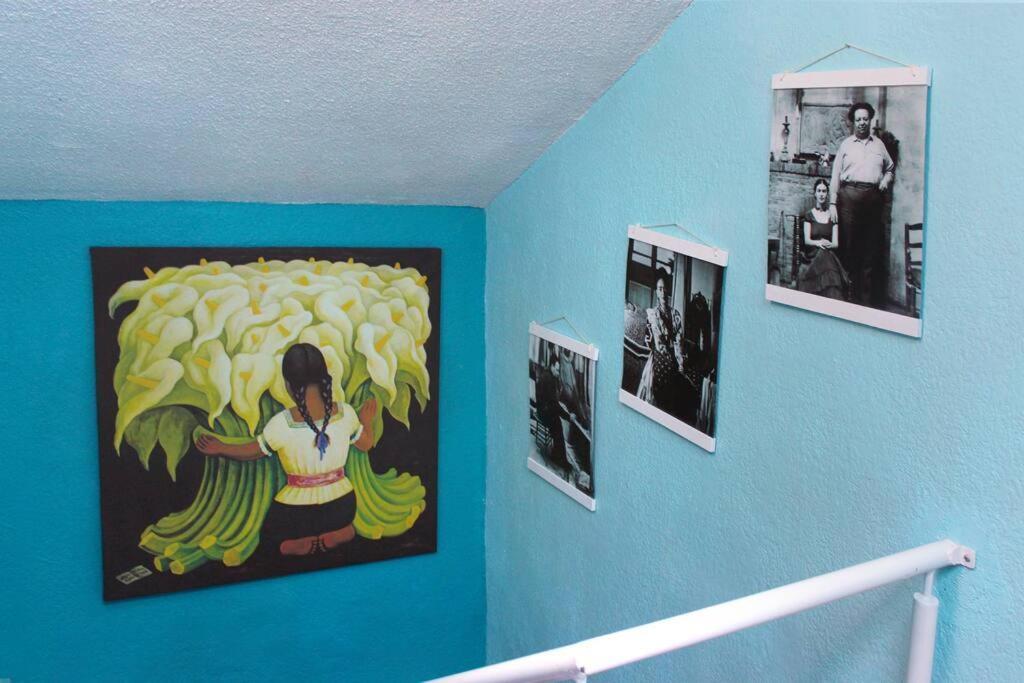 Colorida Casa Azul En Texcoco Centro Wifi Cocina Villa Texcoco de Mora Eksteriør billede