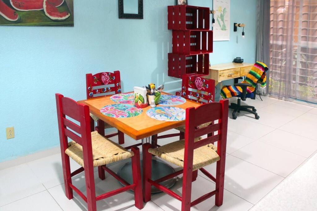 Colorida Casa Azul En Texcoco Centro Wifi Cocina Villa Texcoco de Mora Eksteriør billede