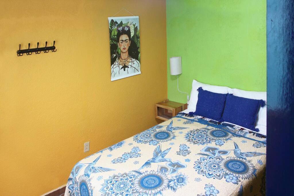Colorida Casa Azul En Texcoco Centro Wifi Cocina Villa Texcoco de Mora Eksteriør billede